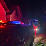 Mentőautó akadt el Diósjenőn