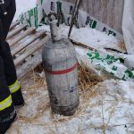 Disznóvágás közben hibásodott meg a PB palack Diósjenőn